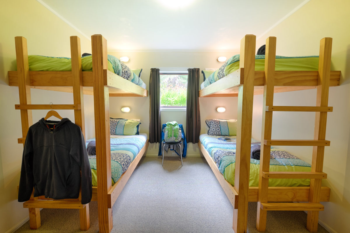 Four Bed Bunk Room Accommodations, Four Person Bunk Bed